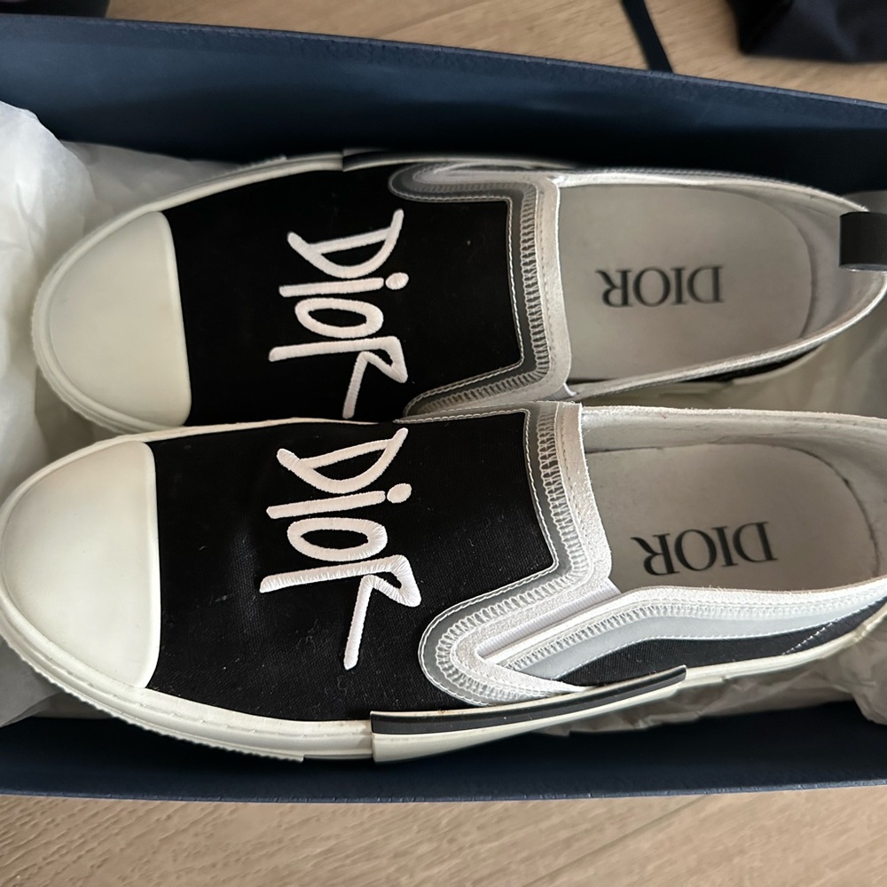 Dior Black and White Sneakers